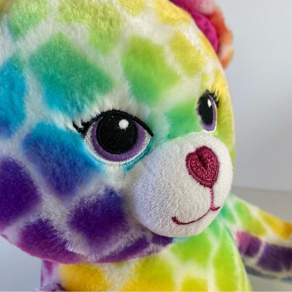 Build-A-Bear Rainbow Safari Wild Style Animal Print 2018 Plush Stuffed BAB 16" - Picture 10 of 13